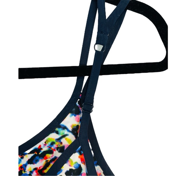 Athleta Sunbeam Easy Breezy Multicolor Spaghetti Strap Midi Dress - Picture 7 of 12